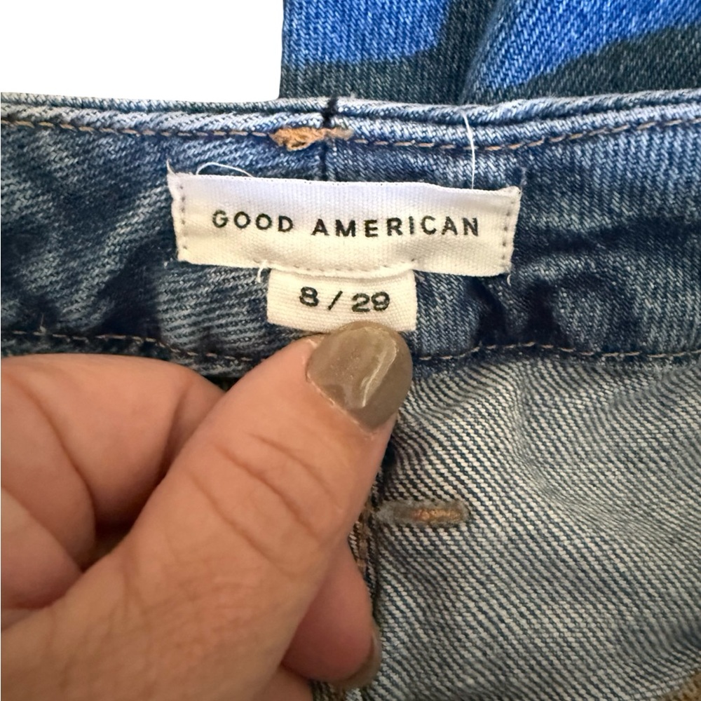Good American Classic Blue Ankle Jeans Size 8/29 - Picture 3 of 5